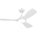 Philips - Ανεμιστήρας οροφής LED με ρύθμιση φωτεινότητας OLAS LED/24W/230V διάμ. 106 cm λευκός + τηλεχειριστήριο