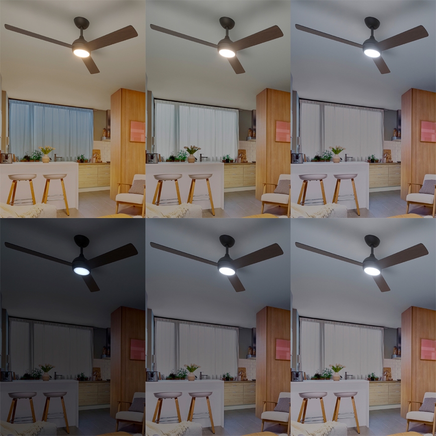 Philips - Ανεμιστήρας οροφής CIVX με ρυθμιζόμενο LED φωτισμό, 24W/230V + τηλεχειριστήριο
