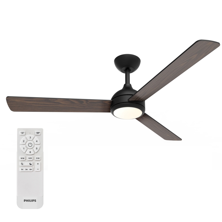 Philips - Ανεμιστήρας οροφής CIVX με ρυθμιζόμενο LED φωτισμό, 24W/230V + τηλεχειριστήριο