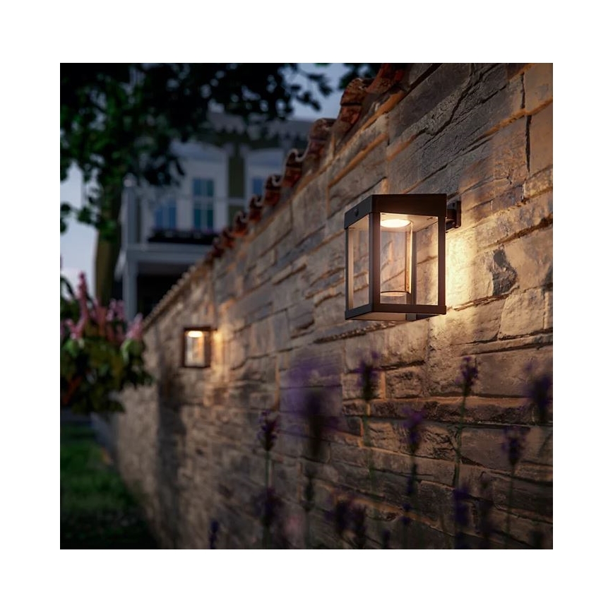 Philips - LED ηλιακό φωτιστικό τοίχου με αισθητήρα κίνησης και λυκόφως CAMILL LED/1,4W/3,7V 2000 mAh IP44