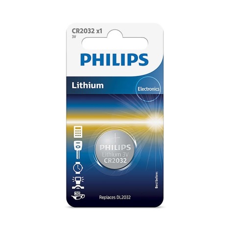 Philips CR2032/01B - Στοιχείο λιθίου κουμπί CR2032 MINICELLS 3V 240mAh