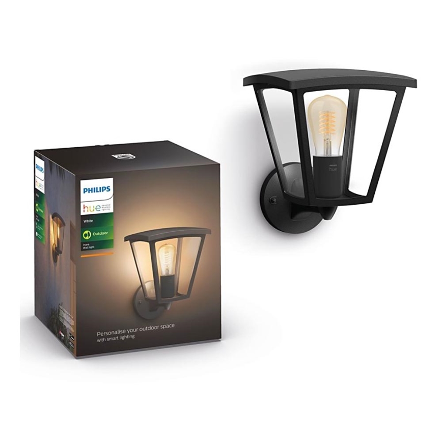 Philips - Dimmable εξωτερικό φωτιστικό τοίχου Hue INARA 1xE27/7W/230V Wi-Fi IP44