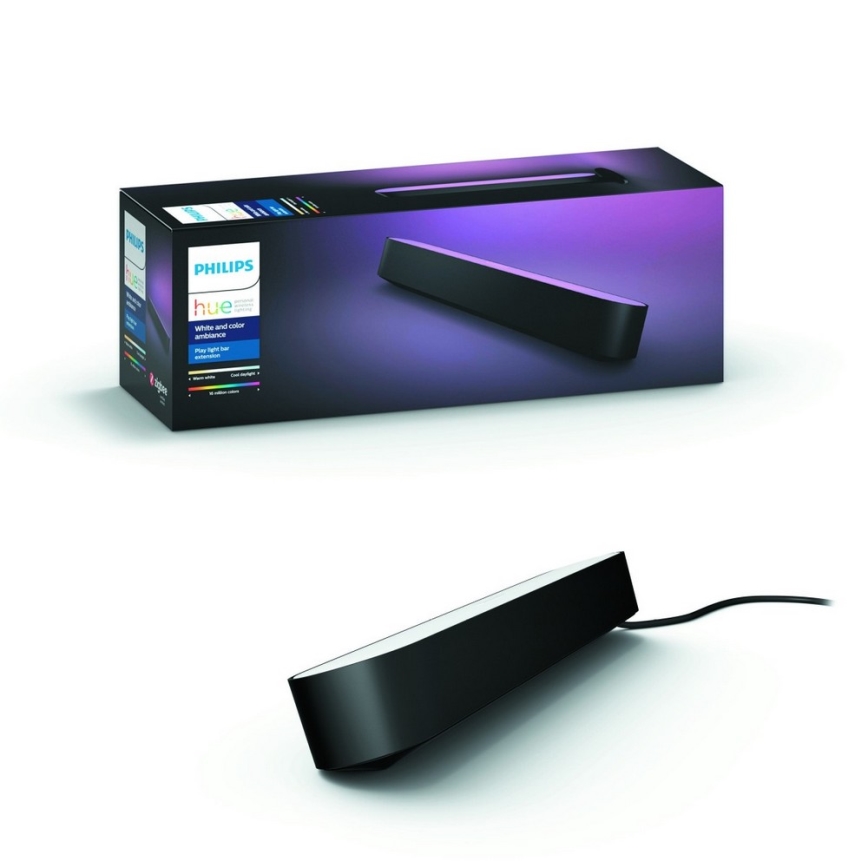 Philips - Σετ προέκτασης LED RGB Eπιτραπέζια λάμπα dimming Hue PLAY LED/6W/230V μαύρο