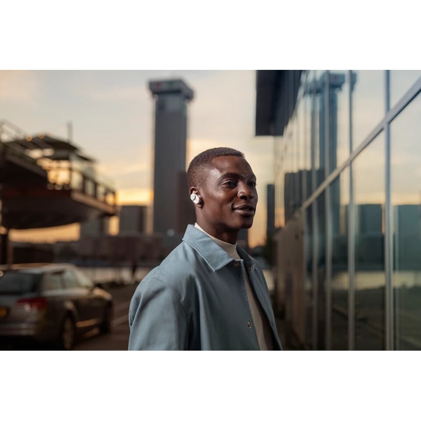 Philips Fidelio T1WT/00 - Ασύρματα ακουστικά IPX4 2x 60 mAh + 650 mAh ασημί