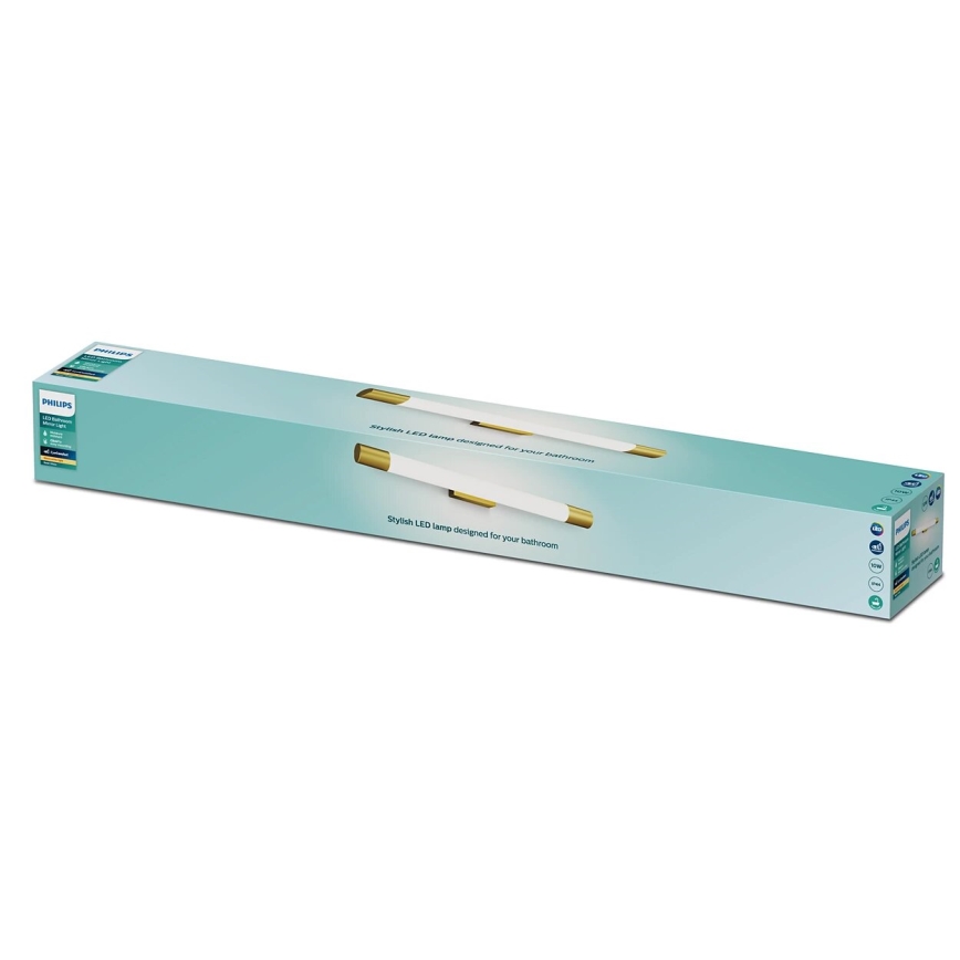 Philips - Φωτιστικό καθρέφτη μπάνιου ROVER LED/10W/230V IP44 ορείχαλκος