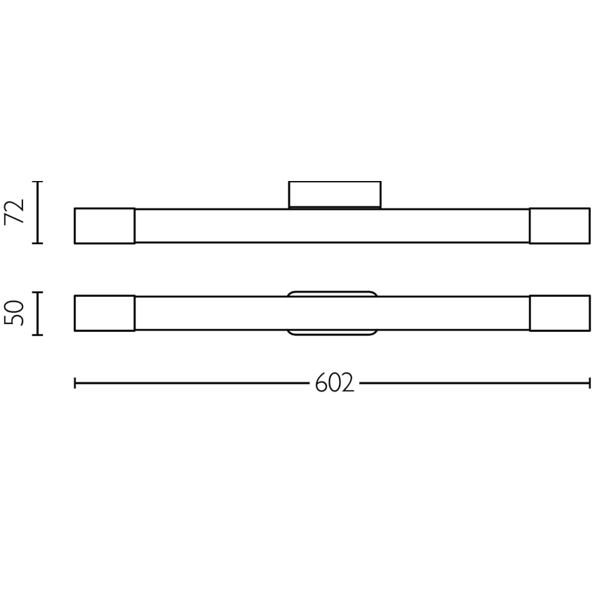 Philips - Φωτιστικό καθρέφτη μπάνιου ROVER LED/10W/230V IP44 ορείχαλκος