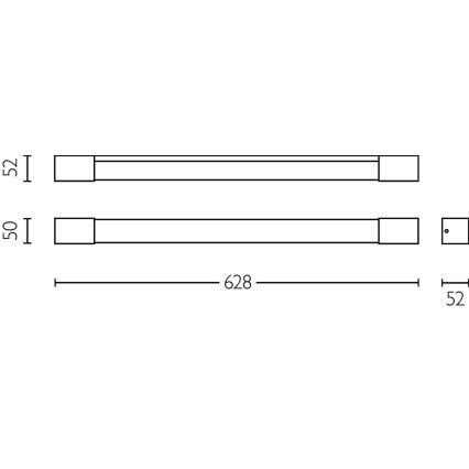 Philips - Φωτιστικό καθρέφτη μπάνιου ROVER LED/10W/230V IP44 ορείχαλκος