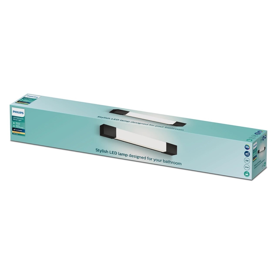 Philips - Φωτιστικό καθρέφτη μπάνιου ROVER LED/5W/230V IP44 μαύρο