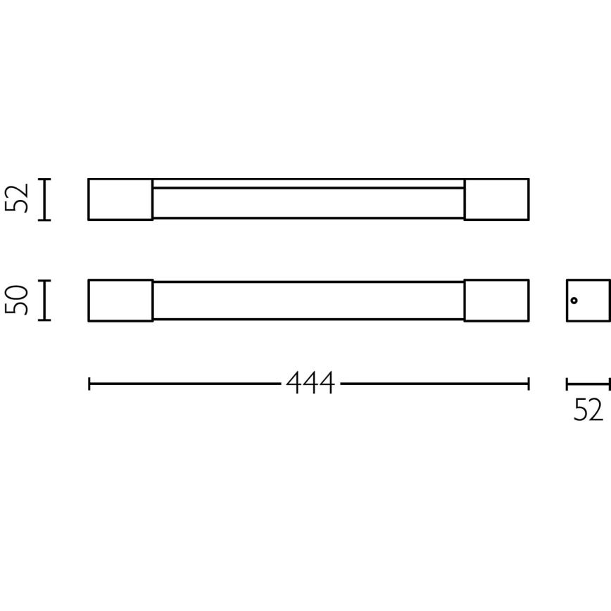 Philips - Φωτιστικό καθρέφτη μπάνιου ROVER LED/5W/230V IP44 μαύρο