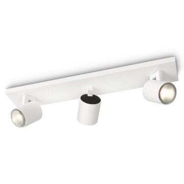 Philips - Φωτιστικό σποτ MYLIVING RUNNER 3xGU10/20W/230V