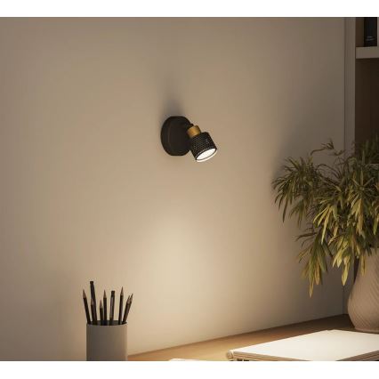 Philips - Φωτιστικό σποτ NIALL 1xGU10/5W/230V μαύρο/χάλκινο