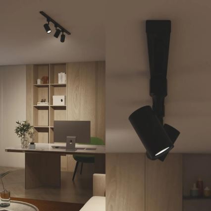 Philips - Φωτιστικό σποτ σε σύστημα ράγας EASYLINK 3xGU10/7W/230V 1m μαύρο