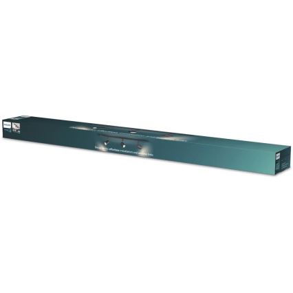 Philips - Φωτιστικό σποτ σε σύστημα ράγας EASYLINK 3xGU10/7W/230V 1m μαύρο