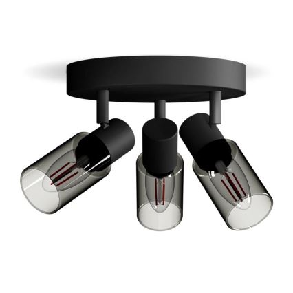 Philips - Φωτιστικό σποτ PALMS 3xE14/25W/230V