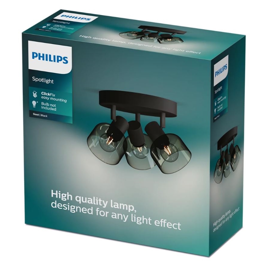 Philips - Φωτιστικό σποτ SLEET 3xE14/25W/230V