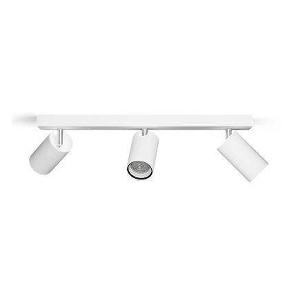 Philips - Φωτιστικό σποτ μπάνιου IDRIS 3xGU10/5W/230V IP44 λευκό