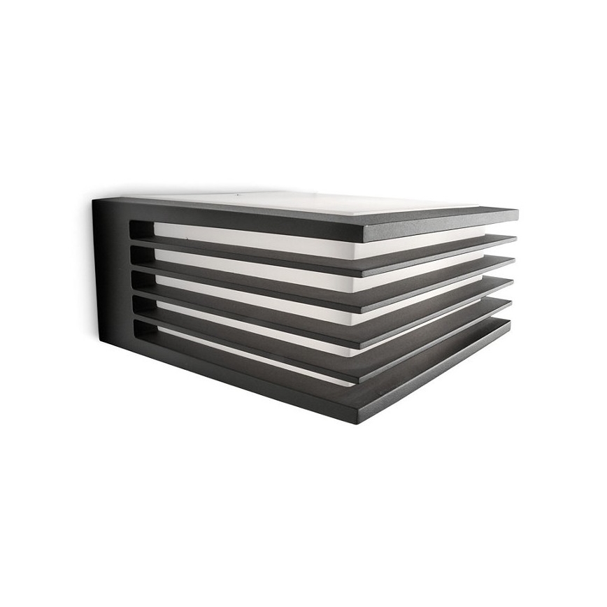 Philips - Φωτιστικό τοίχου εξωτερικού χώρου 1xE27/15W/230V IP44 ανθρακί