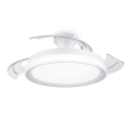 Philips - Φωτιστικό οροφής LED με ανεμιστήρα BLISS LED/35W/230V 5500/4000/2700K λευκό + τηλεχειριστήριο