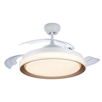 Philips-Φωτιστικό οροφής LED με ανεμιστήρα LED/35W/230V 5500/4000/2700K + τηλεχειριστήριο χρυσαφί