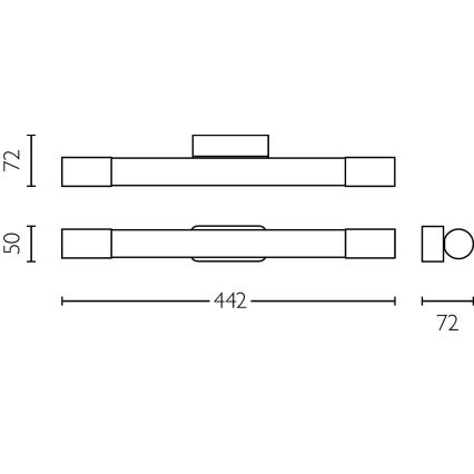 Philips - Φωτισμός μπάνιου για καθρέφτη ROVER LED/5W/230V IP44 ορείχαλκος