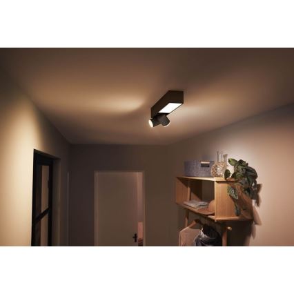 Philips - Ρυθμιζόμενο σημειακό φωτιστικό LED RGBW Hue CENTRIS LED/11W/230V + 2xGU10/5,7W
