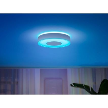 Philips - LED RGB Ρυθμιζόμενο Οροφής Φωτιστικό Hue INFUSE LED/33,5W/230V 2000-6500K διάμ. 381 mm λευκό