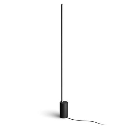 Philips - Ρυθμιζόμενο επιδαπέδιο φωτιστικό LED RGBW Hue SIGNE LED/29W/230V 2000-6500K μαύρο