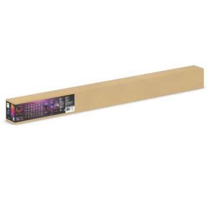Philips - Ρυθμιζόμενο επιδαπέδιο φωτιστικό LED RGBW Hue SIGNE LED/29W/230V 2000-6500K μαύρο