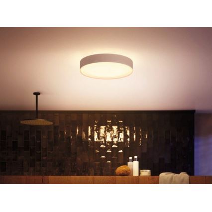 Philips - LED Ρυθμιζόμενο φωτιστικό μπάνιου Hue DEVERE LED/33,5W/230V IP44 διάμ. 425 mm 2200-6500K + τηλεχειριστήριο
