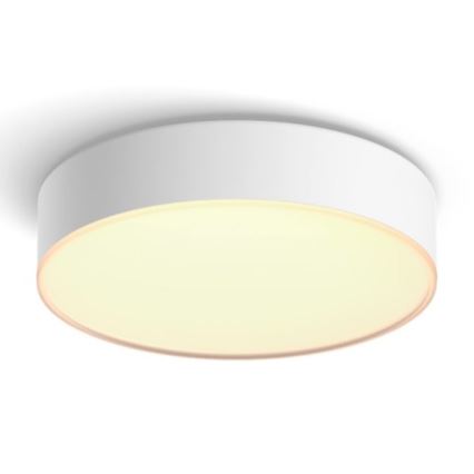 Philips - Ρυθμιζόμενο LED οροφής φωτιστικό Hue LED/9,6W/230V 2200–6500K διάμ. 261 mm λευκό + τηλεχειριστήριο