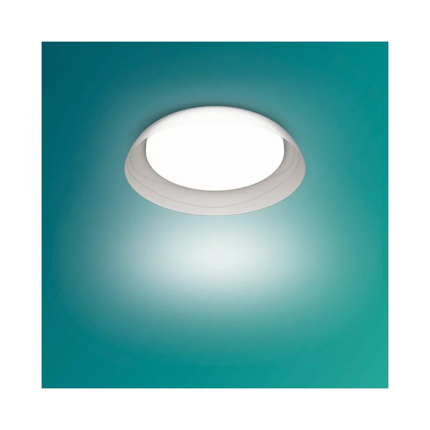 Philips - LED Dimmable φωτιστικό οροφής FLETA SCENE SWITCH LED/10W/230V 4000K διαφανής