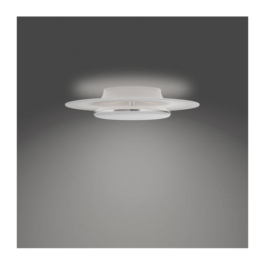 Philips- LED Dimmable φωτιστικό οροφής SCENE SWITCH LED/30W/230V 4000K ασήμι