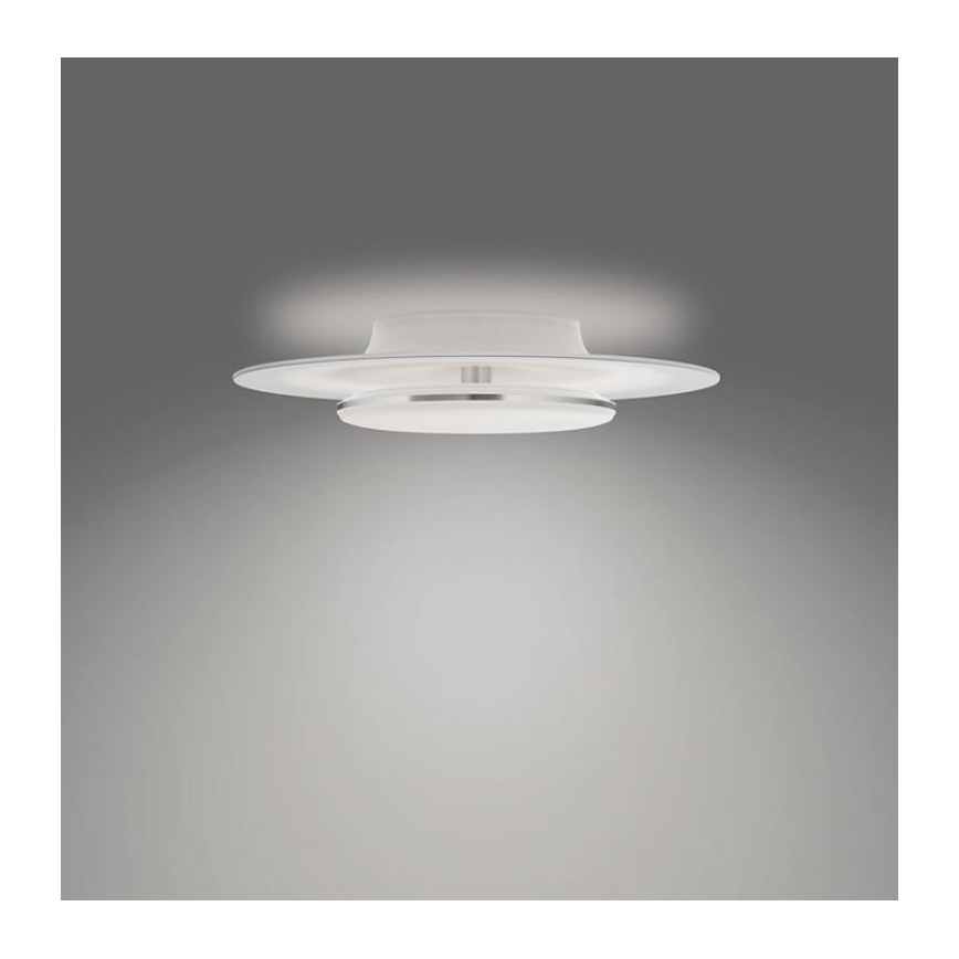 Philips- LED Dimmable φωτιστικό οροφής SCENE SWITCH LED/30W/230V 4000K ασήμι