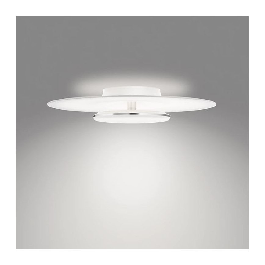Philips- LED Dimmable φωτιστικό οροφής SCENE SWITCH LED/40W/230V 4000K ασήμι