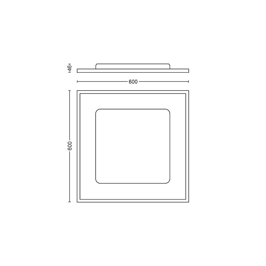 Philips - LED Dimmable φωτιστικό οροφής Hue LED/39W/230V 2200-6500K + τηλεχειριστήριο