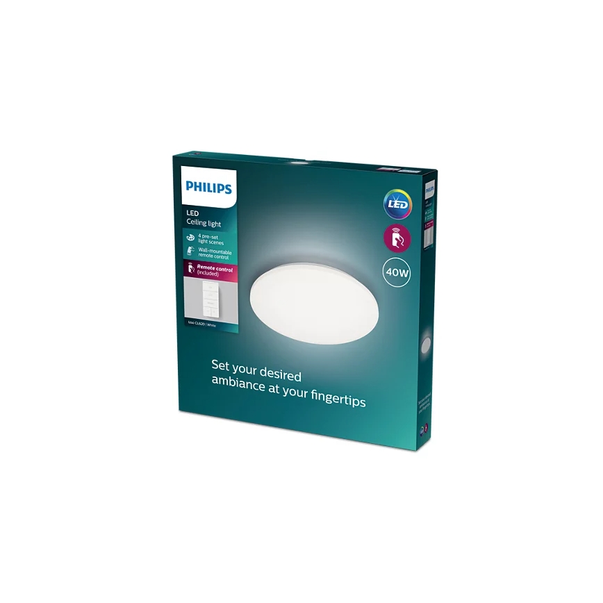 Philips - LED Dimmable φωτιστικό οροφής LED/40W/230V 2700-6500K + τηλεχειριστήριο