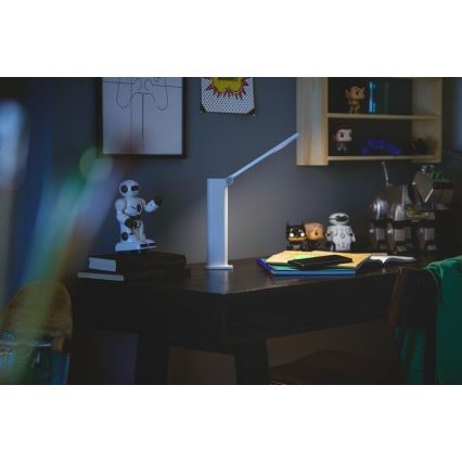 Philips - LED Dimmable επιτραπέζιο φωτιστικό αφής AMBER LED/5W/5V λευκό