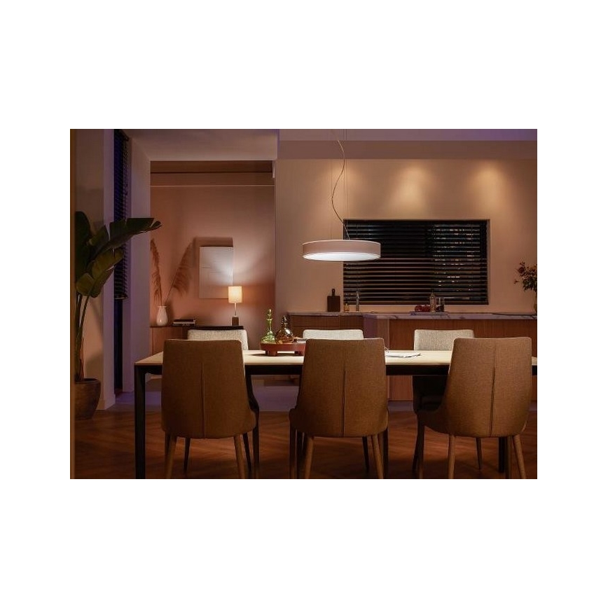 Philips - Led Dimmable κρεμαστό φωτιστικό οροφής Hue LED/33,5W/230V 2200-6500K λευκό + τηλεχειριστήριο