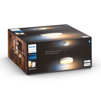 Philips - Led Dimmable κρεμαστό φωτιστικό οροφής Hue LED/33,5W/230V 2200-6500K λευκό + τηλεχειριστήριο