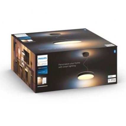 Philips - Led Dimmable κρεμαστό φωτιστικό οροφής Hue LED/33,5W/230V 2200-6500K μαύρο + τηλεχειριστήριο