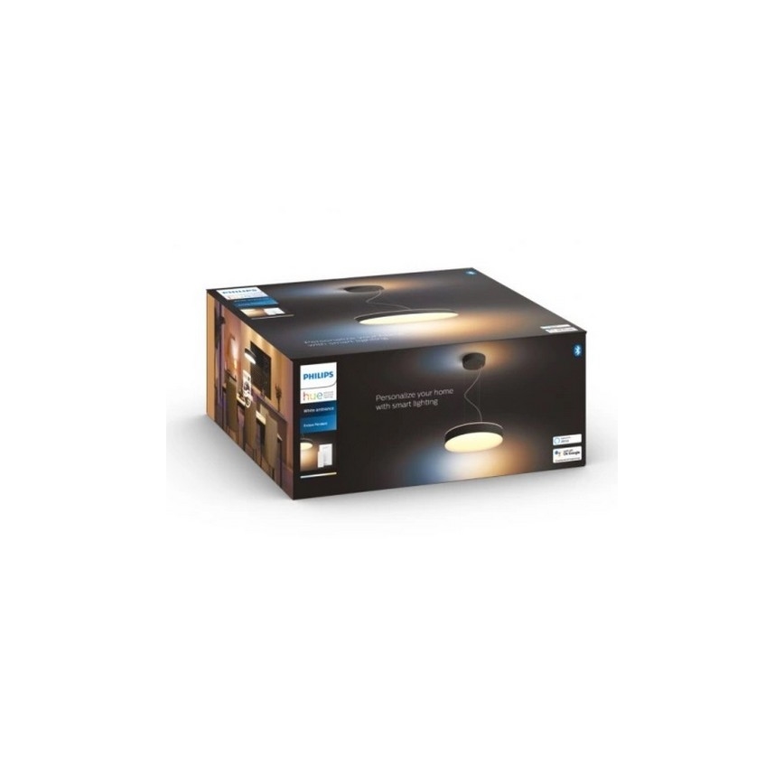 Philips - Led Dimmable κρεμαστό φωτιστικό οροφής Hue LED/33,5W/230V 2200-6500K μαύρο + τηλεχειριστήριο