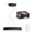 Philips - LED Dimmable πολύφωτο κρεμαστό Hue ENRAVE LED/33,5W/230V 2200-6500K μαύρο