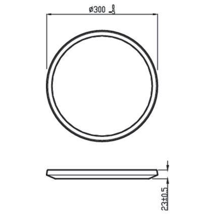 Philips - LED Dimmable φως οροφής SCENE SWITCH LED / 18W / 230V