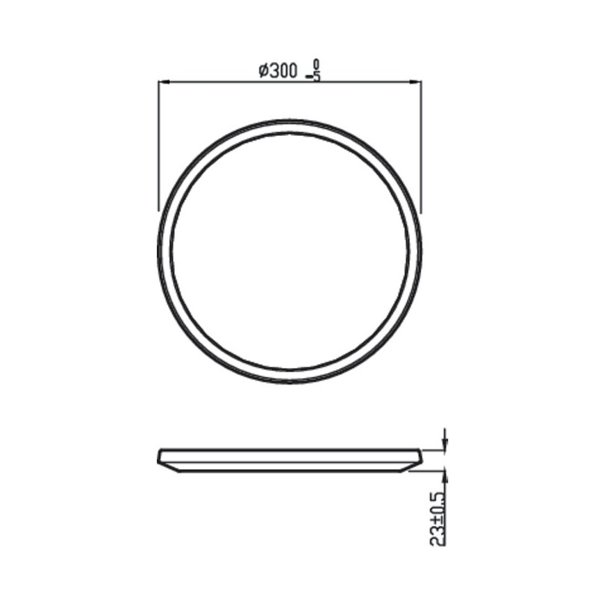 Philips - LED Dimmable φως οροφής SCENE SWITCH LED / 18W / 230V