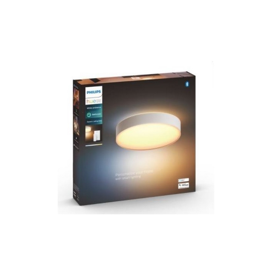 Philips - LED Dimmable φωτιστικό μπάνιου Hue DEVERE LED/33,5W/230V IP44 δ. 425 mm 2200-6500K + τηλεχειριστήριο