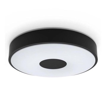 Philips - LED Dimmable φωτιστικό οροφής COINER SCENE SWITCH LED/24W/230V 2700K μαύρο