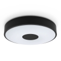 Philips - LED Dimmable φωτιστικό οροφής COINER SCENE SWITCH LED/24W/230V 4000K μαύρο