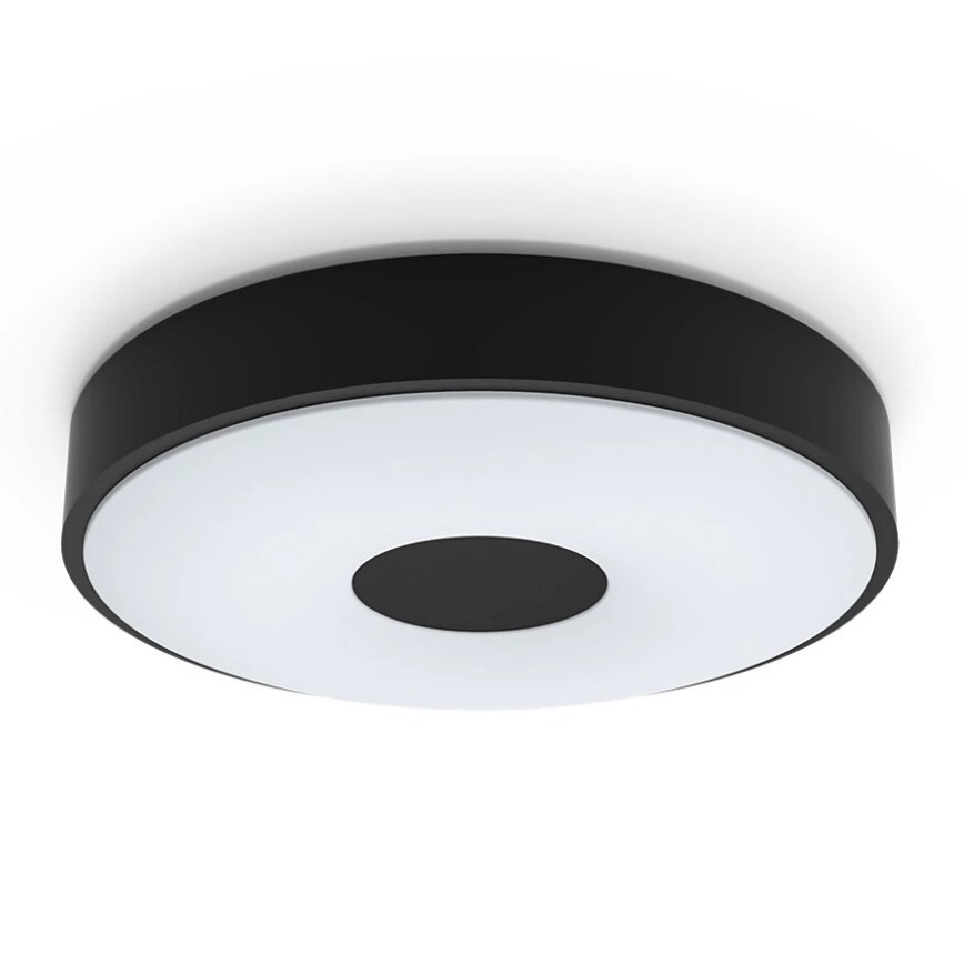 Philips - LED Dimmable φωτιστικό οροφής COINER SCENE SWITCH LED/24W/230V 4000K μαύρο