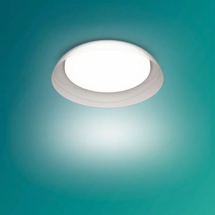 Philips - LED Dimmable φωτιστικό οροφής FLETA SCENE SWITCH LED/10W/230V 4000K διαφανής
