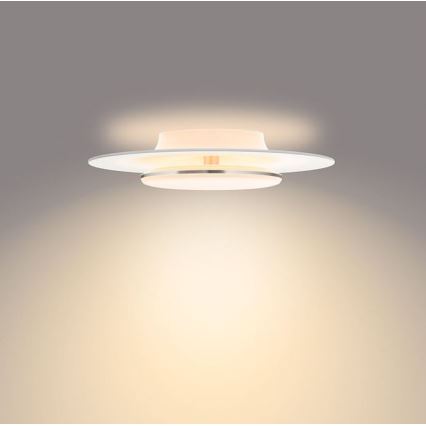 Philips- LED Dimmable φωτιστικό οροφής SCENE SWITCH LED/30W/230V 2700K ασήμι